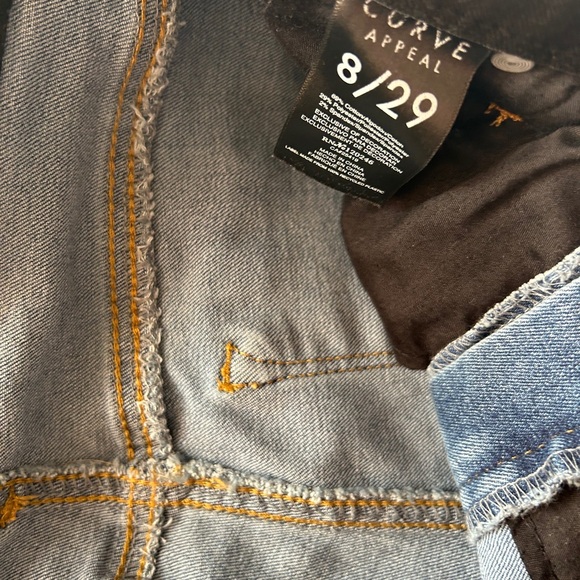 Curve Appeal Jeans Comfort Waist Sz 8 - Picture 3 of 3